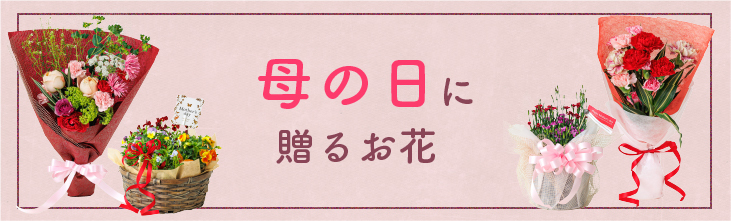 母の日にお花を贈りませんか？