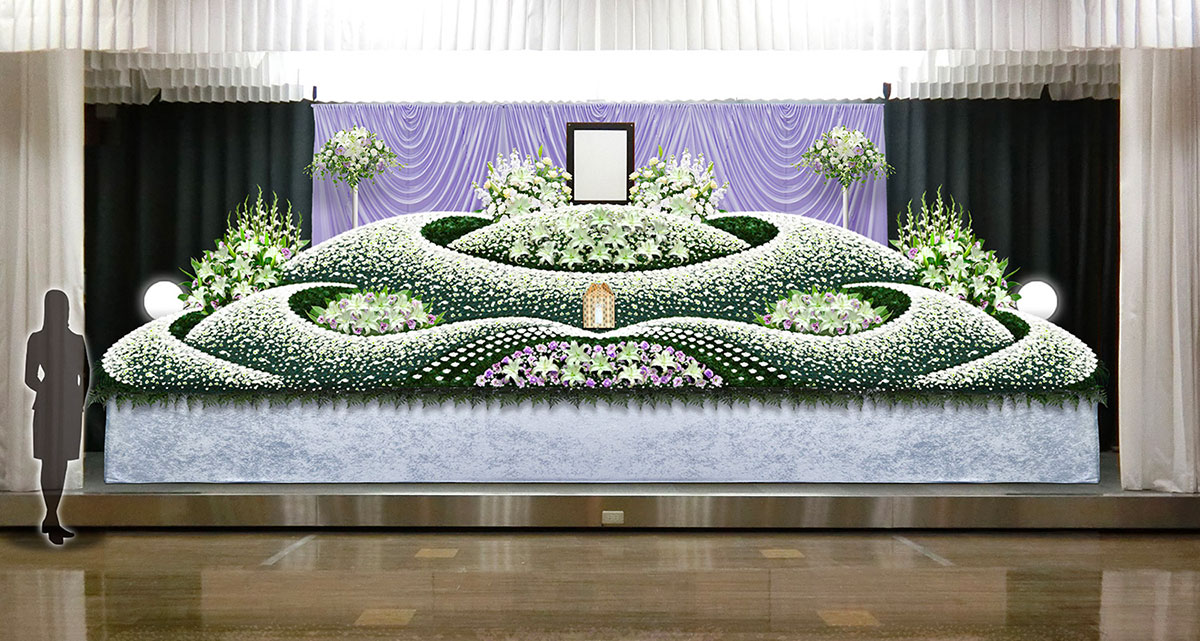 生花祭壇 生花祭壇のフレシード信州 長野県から全国対応
